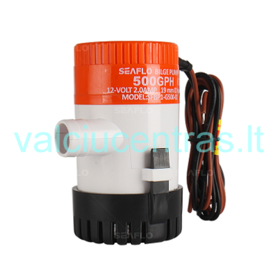 Elektrinė 12V triumo vandens pompa Saeflo 30/50/70 l/min